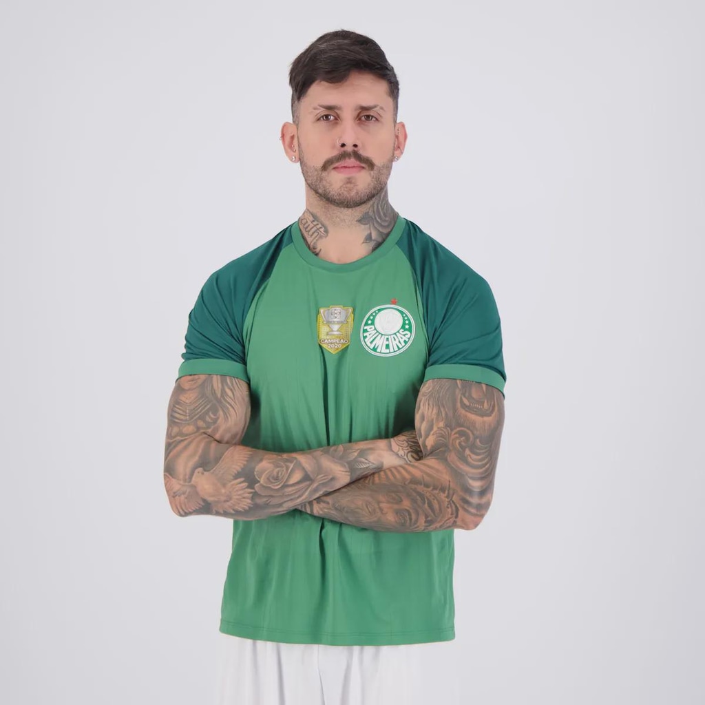 Imagem 3 do produto Camisa Do Palmeiras Line Escudo Patch Campeão Copa do Brasil 2020 - FutFanatics - Masculino