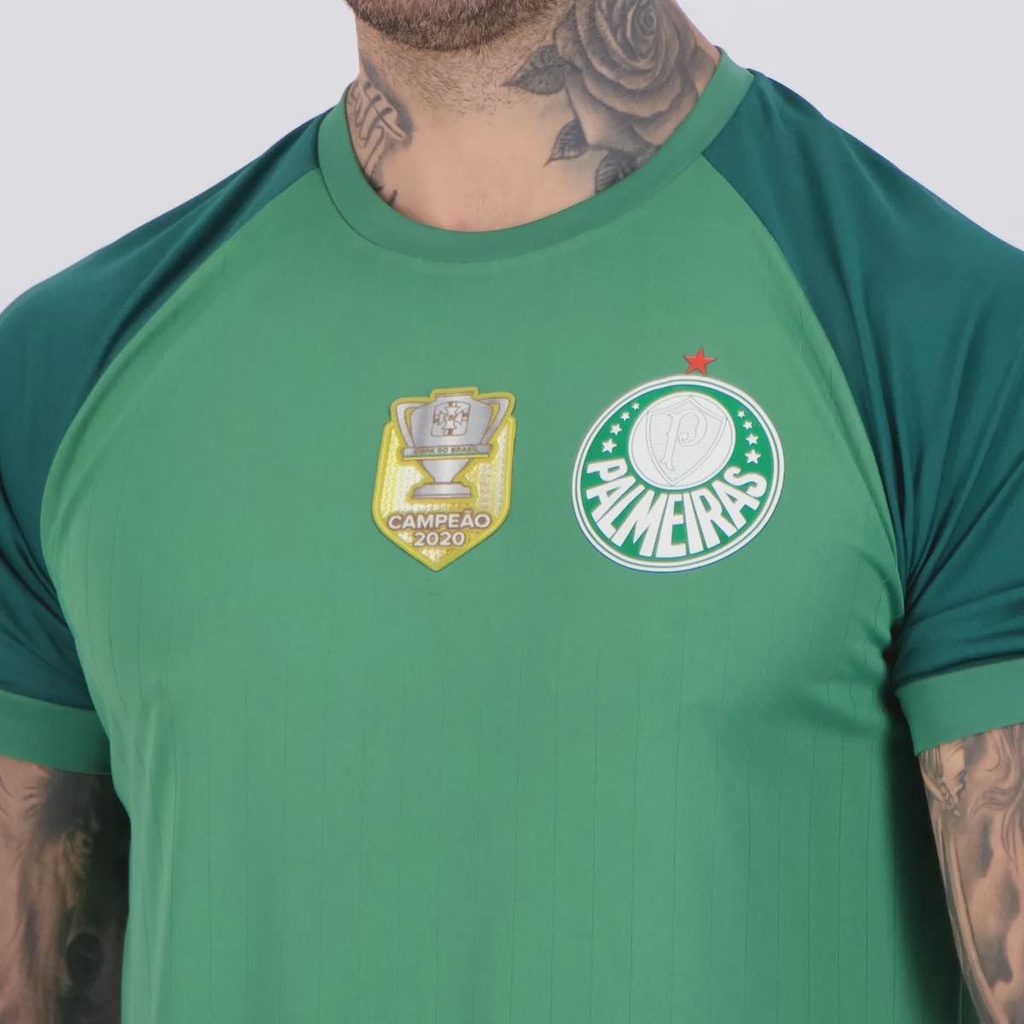 Imagem 5 do produto Camisa Do Palmeiras Line Escudo Patch Campeão Copa do Brasil 2020 - FutFanatics - Masculino