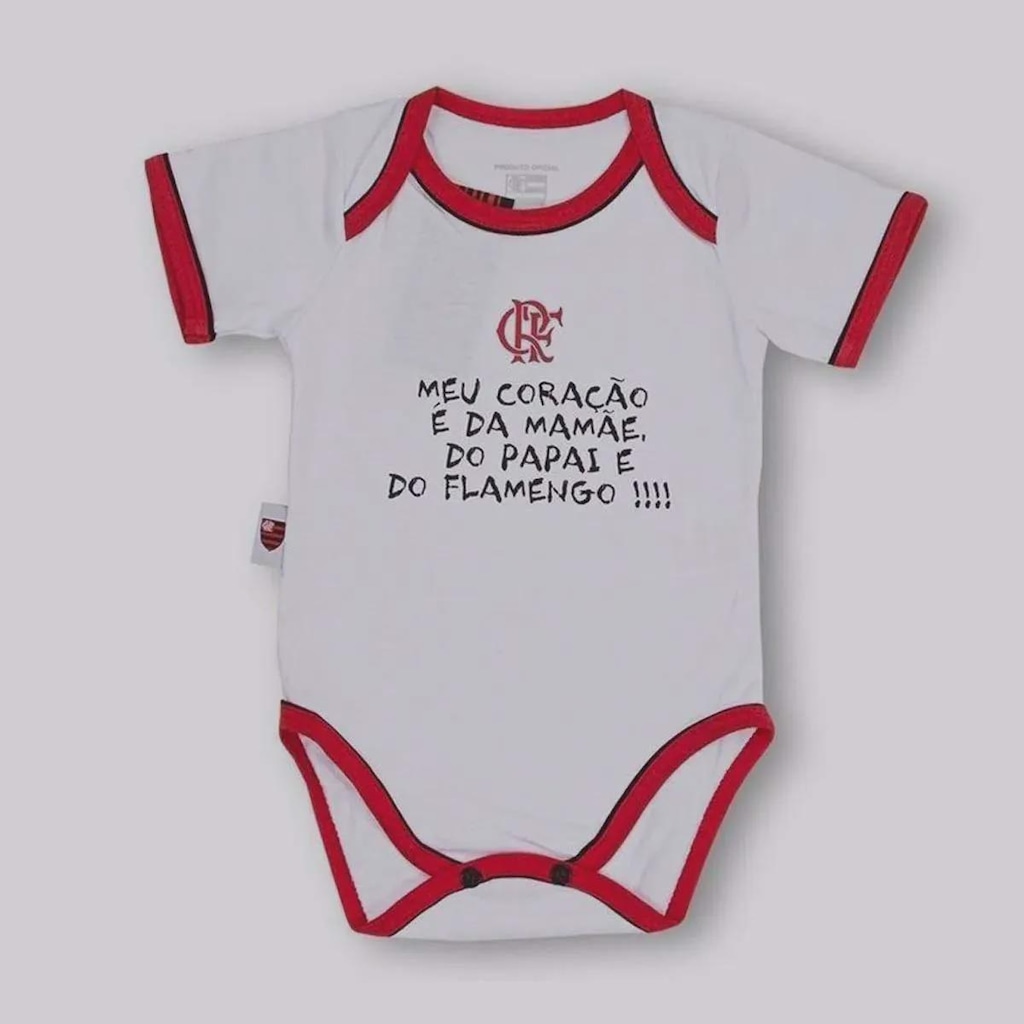 Imagem 2 do produto Bodys Do Flamengo - 2 unidades - Infantil