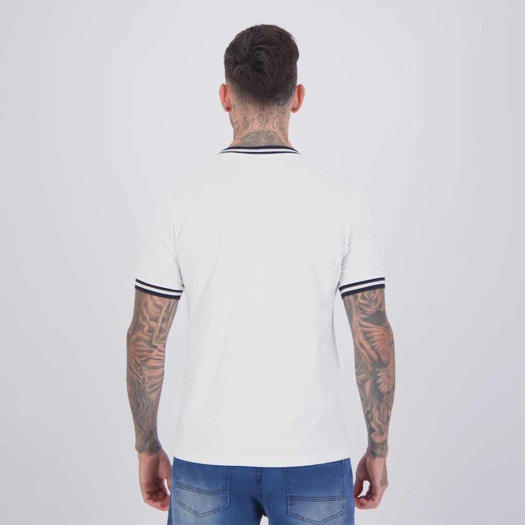 Imagem 4 do produto Camisa Do Santos Retrô Vintage - FutFanatics - Masculina