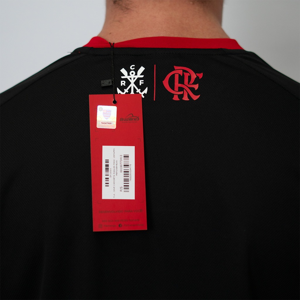Imagem 5 do produto Camisa do Flamengo Dive Rubro Negro Braziline - Masculina
