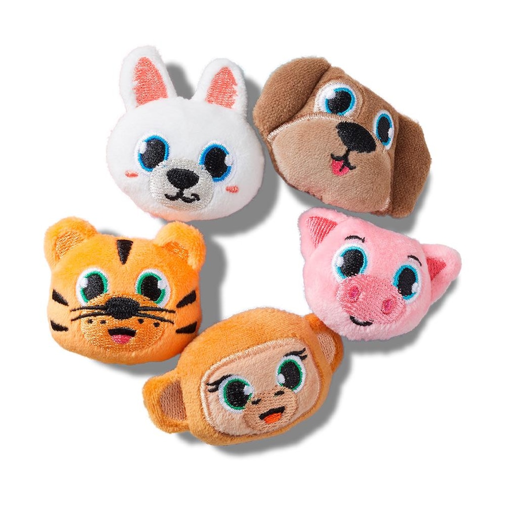Imagem 2 do produto Jibbitz Crocs Animal Peludo Pack com 5 Peças