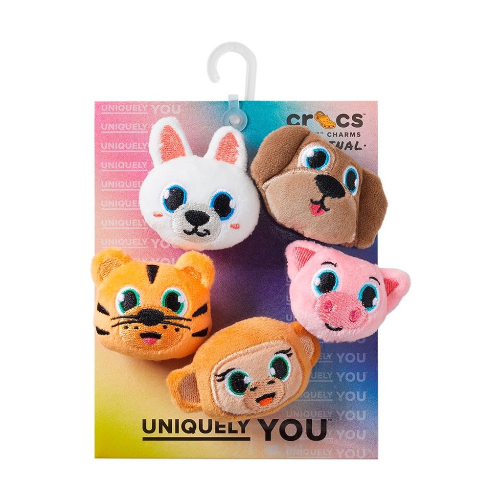 Imagem 4 do produto Jibbitz Crocs Animal Peludo Pack com 5 Peças