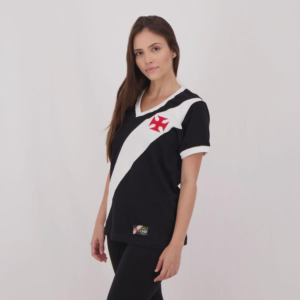 Imagem 2 do produto Camisa Vasco da Gama 1948 Retrô Feminina