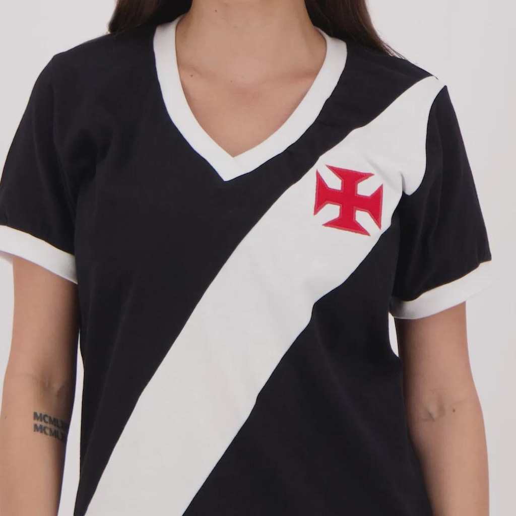 Imagem 4 do produto Camisa Vasco da Gama 1948 Retrô Feminina