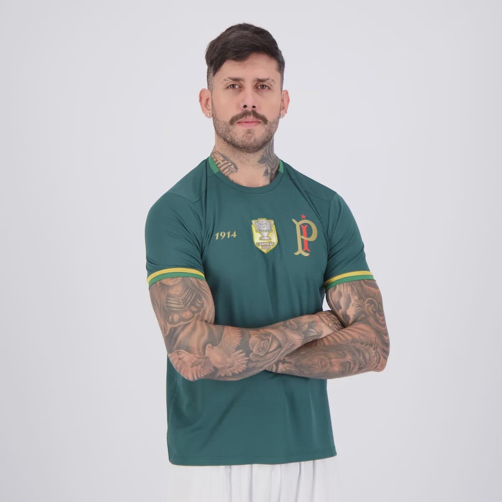 Imagem 2 do produto Camisa Palmeiras Energy IV Patch Campeão Copa do Brasil 2020 Masculina