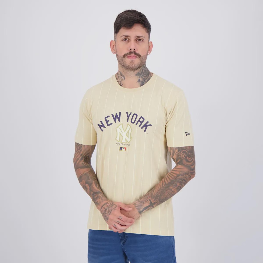Imagem 3 do produto Camiseta New Era MLB New York Yankees Core Listras Masculina