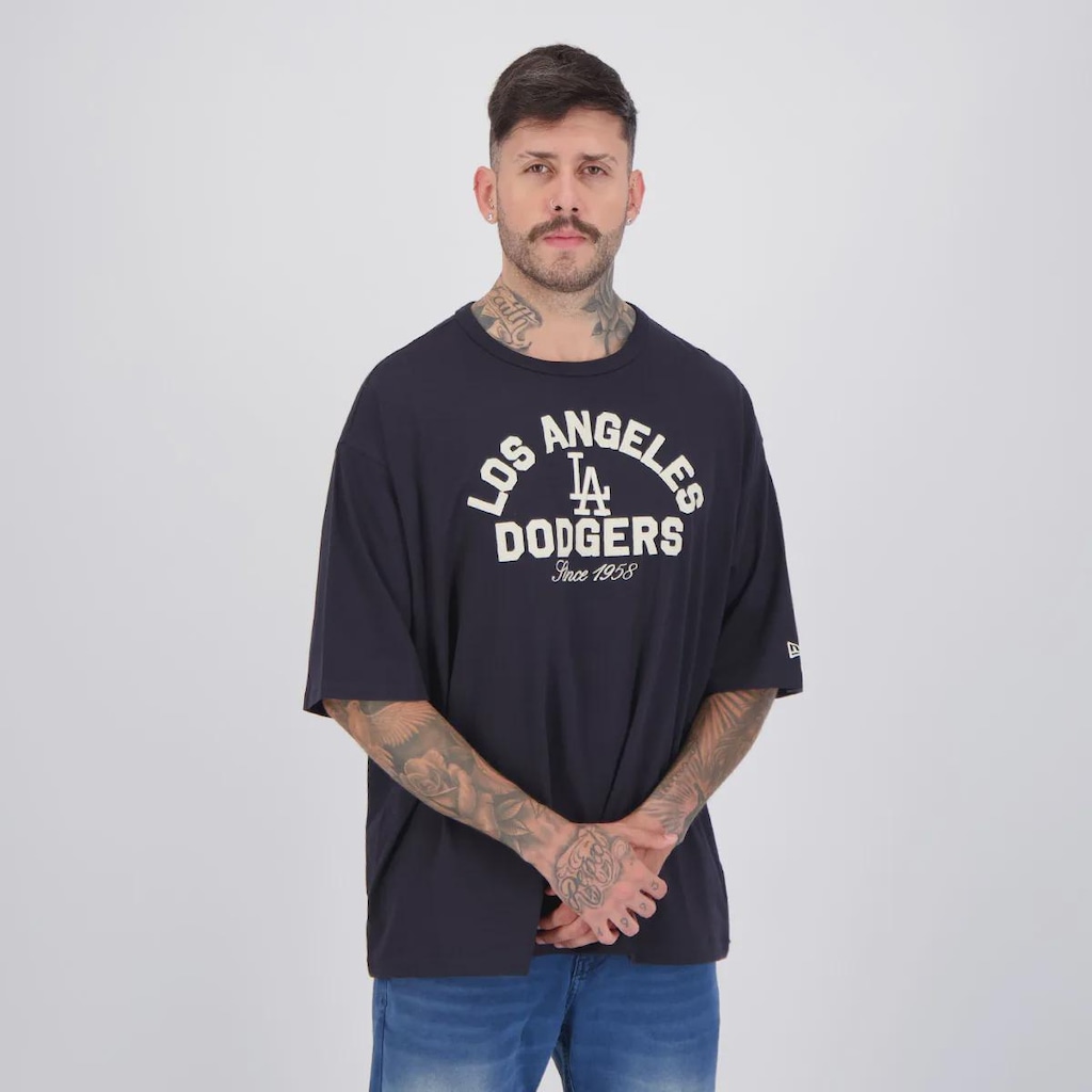 Imagem 2 do produto Camiseta New Era MLB Los Angeles Dodgers Heritage Masculina