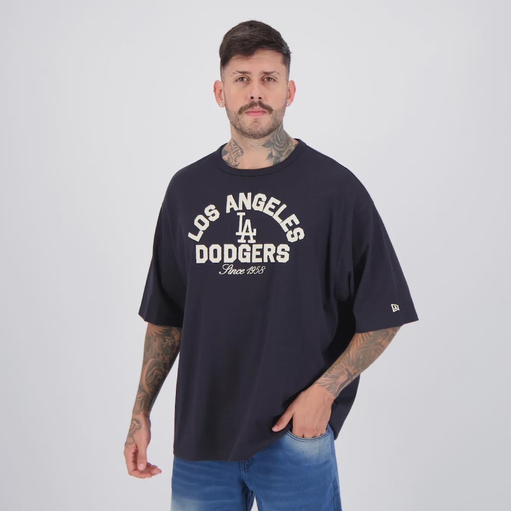 Imagem 3 do produto Camiseta New Era MLB Los Angeles Dodgers Heritage Masculina