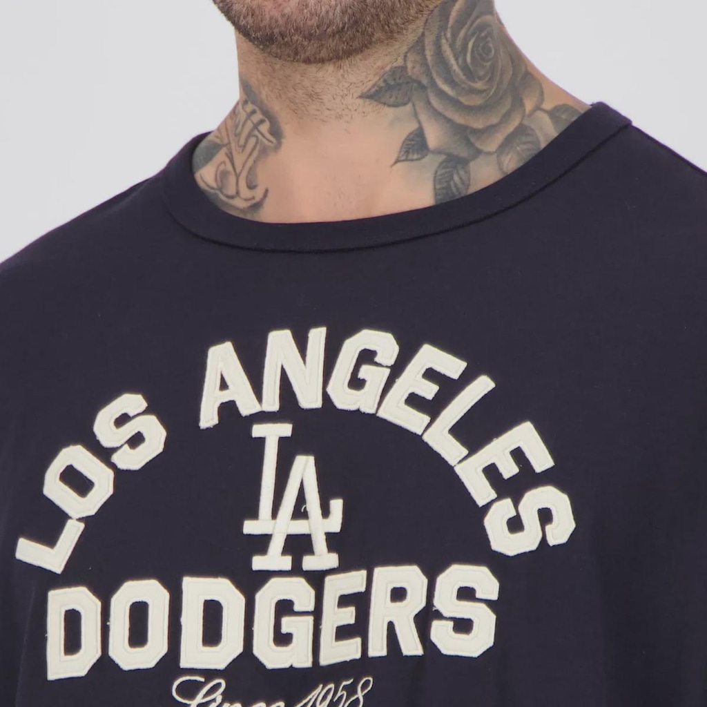 Imagem 5 do produto Camiseta New Era MLB Los Angeles Dodgers Heritage Masculina