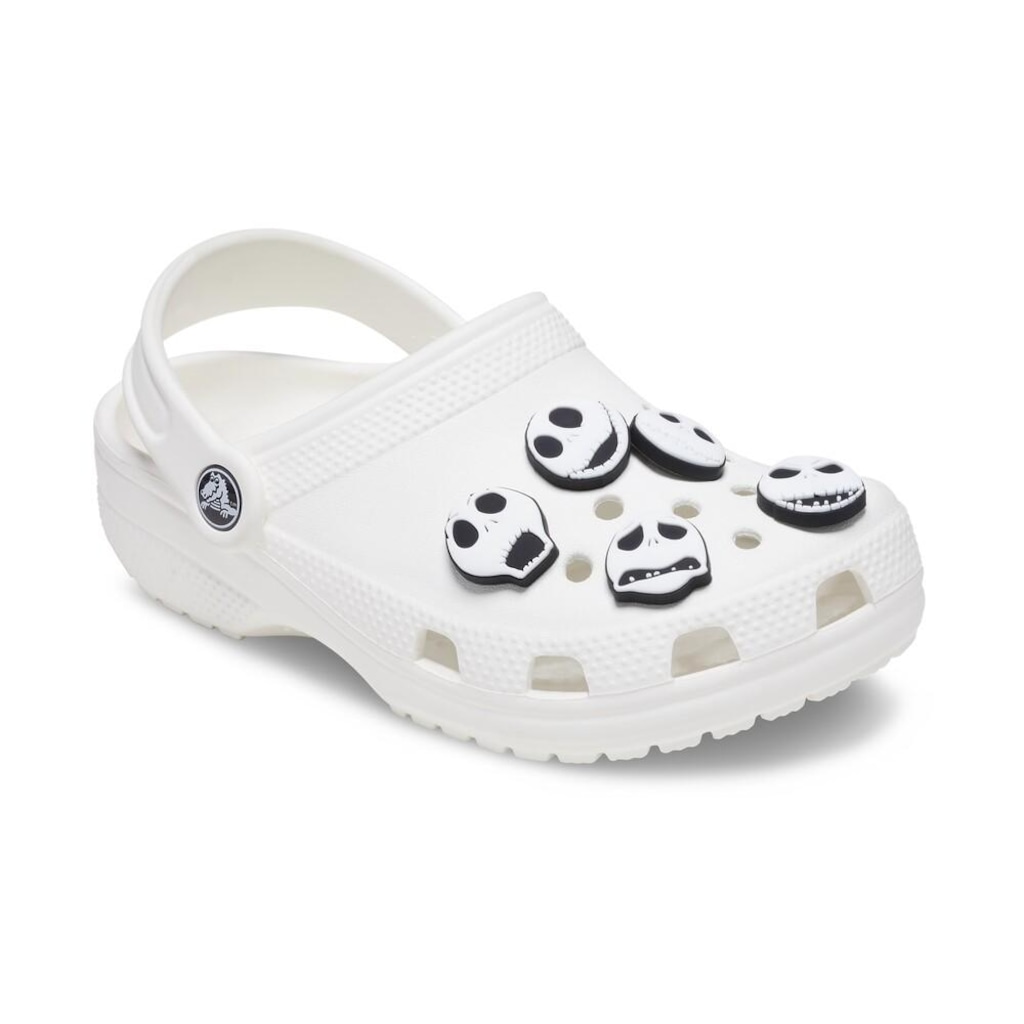 Imagem 2 do produto Kit Jibbitz Crocs NBC Jack Skellington Pack com 5 Peças