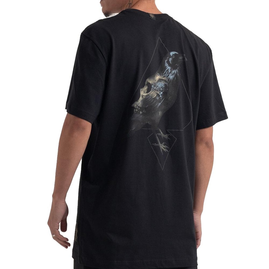 Imagem 2 do produto Camiseta MCD Aviamentação MCD 30 Anos Corvo SM26