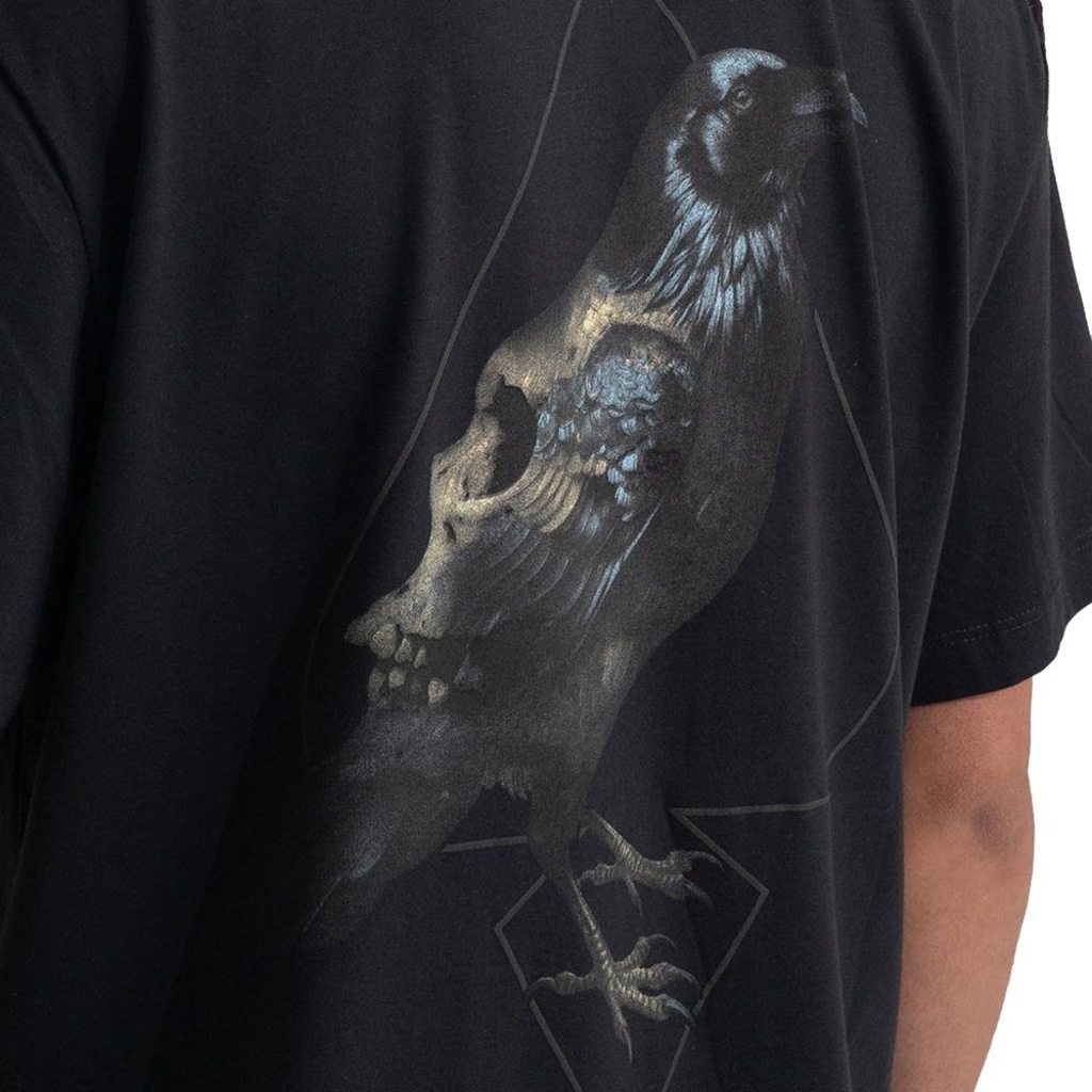 Imagem 4 do produto Camiseta MCD Aviamentação MCD 30 Anos Corvo SM26
