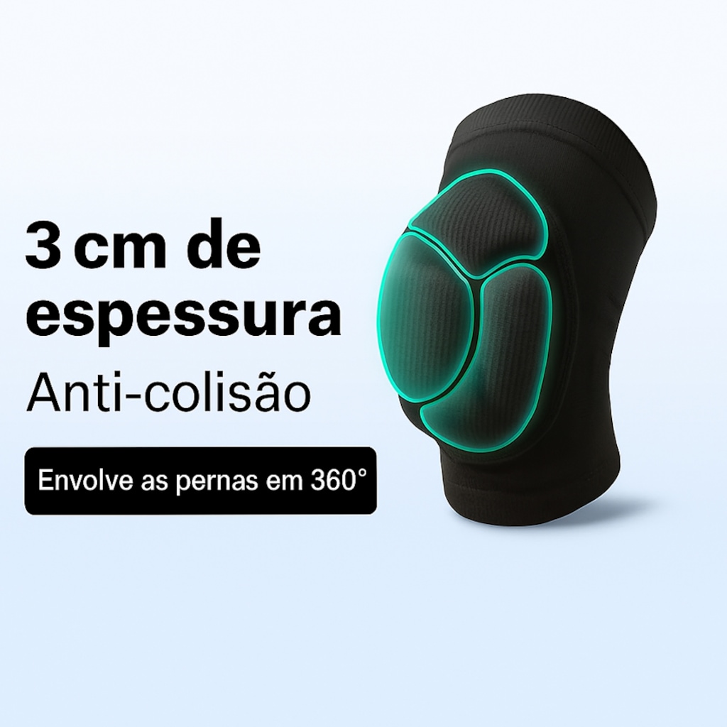 Imagem 3 do produto Joelheira Esportiva Gold Sports Voley Premium Pro - 1 Par