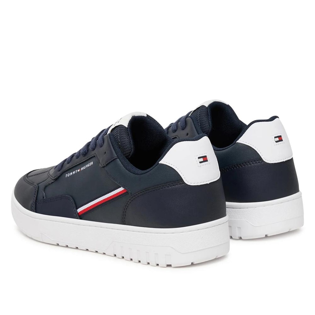 Imagem 3 do produto Tênis MasculinoTommy Hilfiger TH Basket Core Stripes Desert Sky