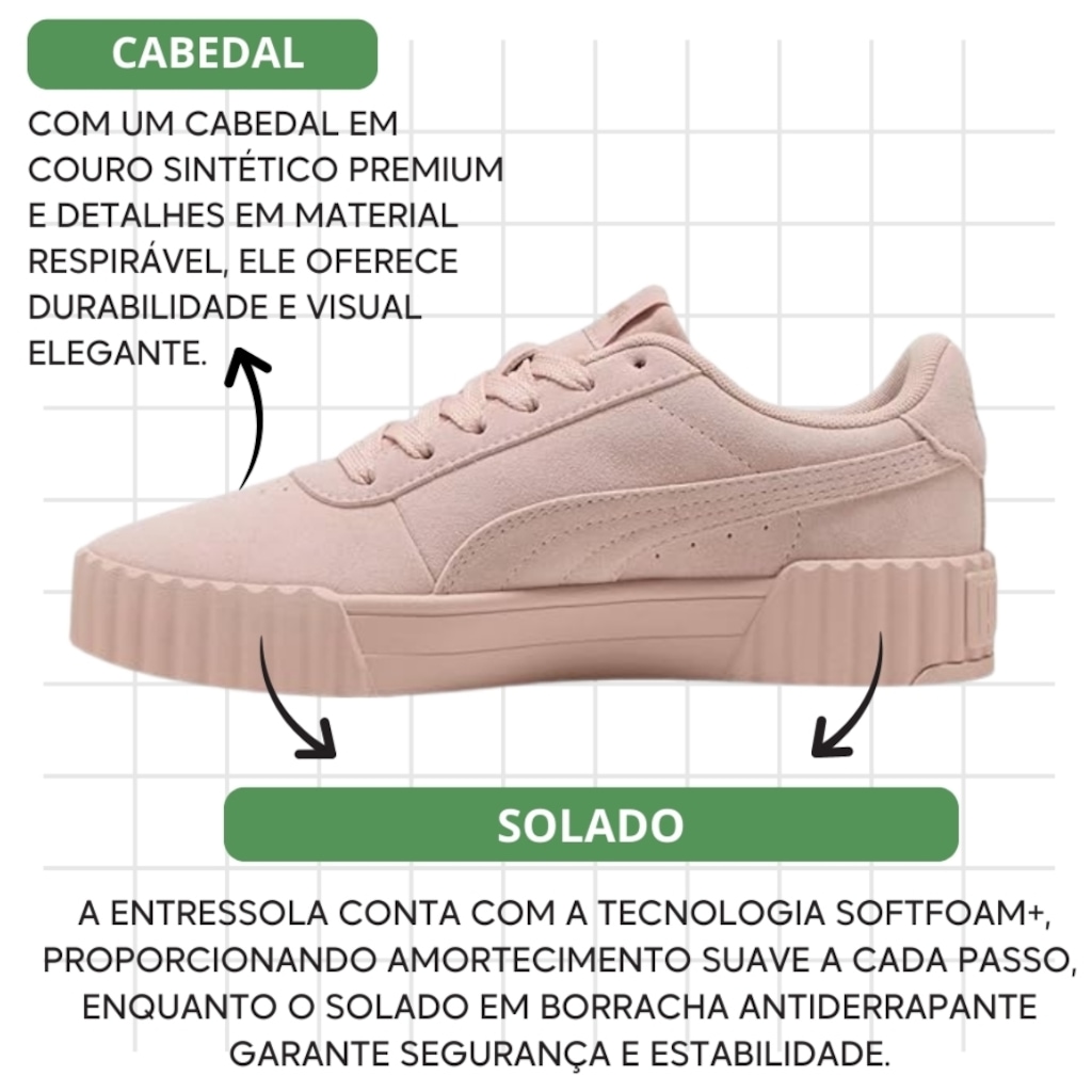 Imagem 3 do produto Tênis Puma Carina 3.0 BDP Feminino
