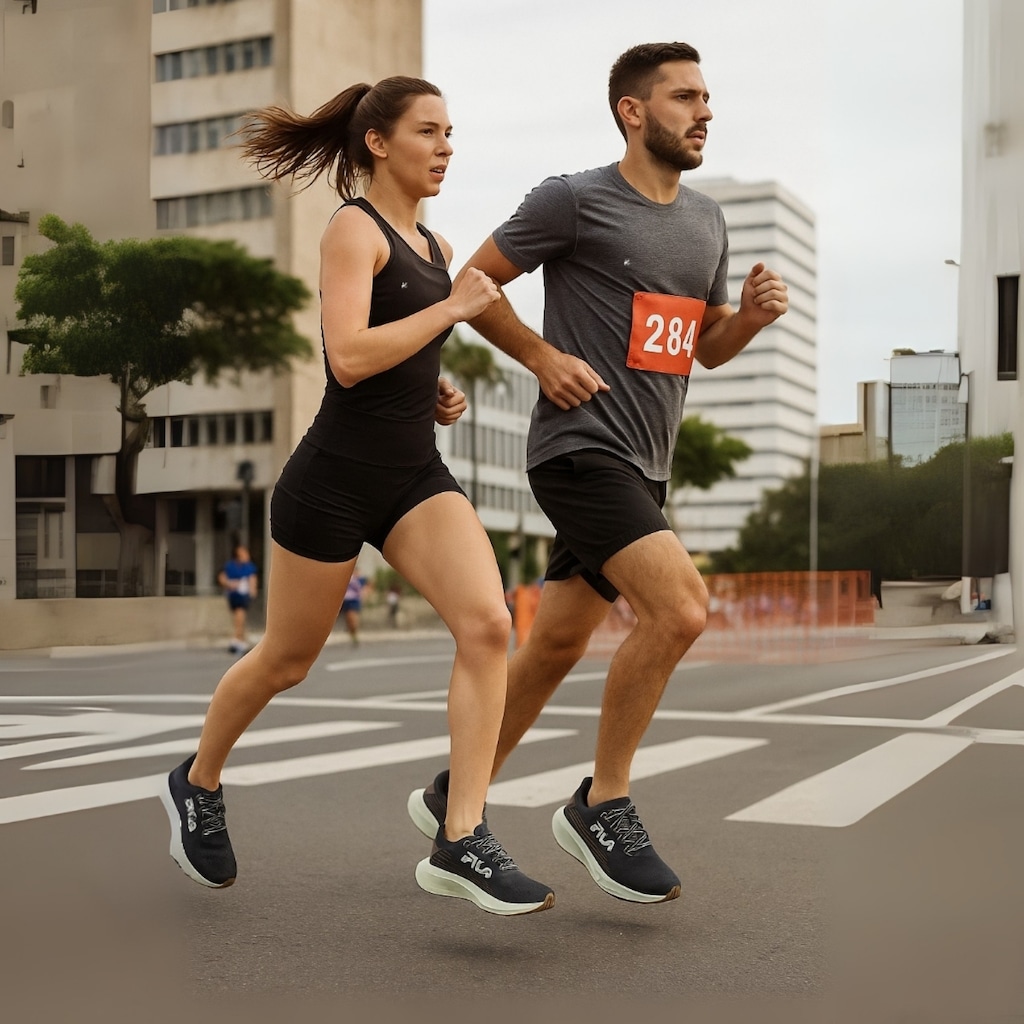 Imagem 2 do produto Kit Tênis Masculino Fila Endurance + 1 Par de Meia