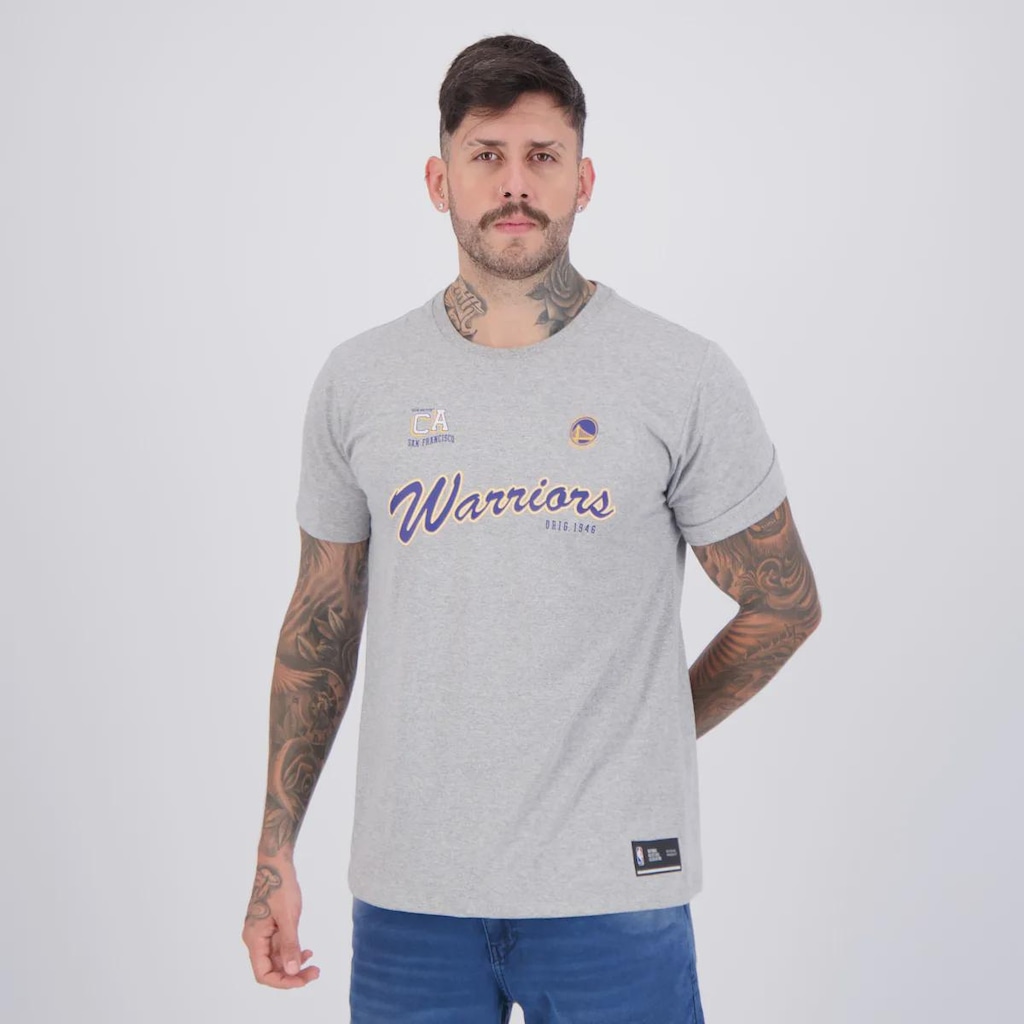 Imagem 2 do produto Camiseta NBA Golden State Warriors Cursive Masculina