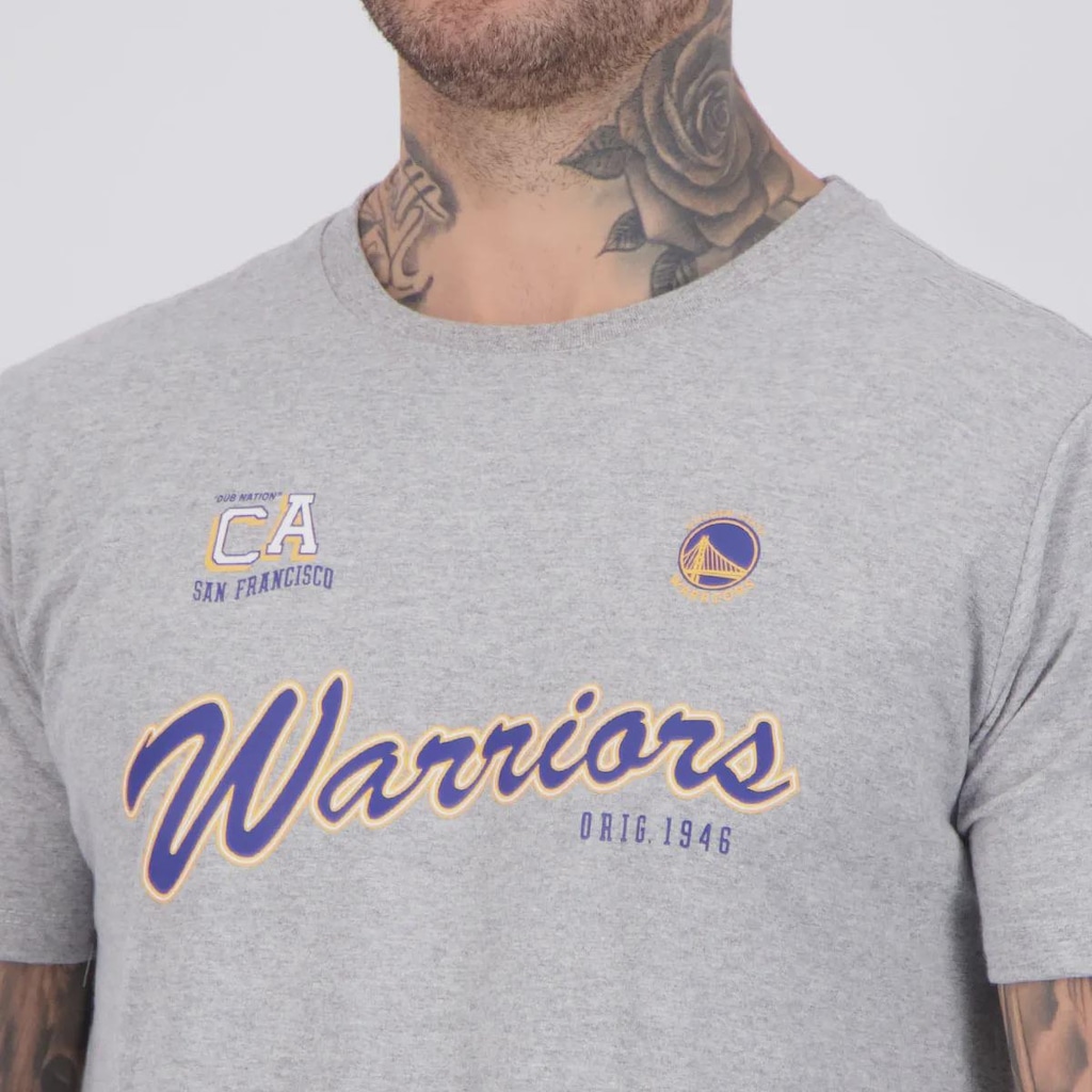 Imagem 4 do produto Camiseta NBA Golden State Warriors Cursive Masculina