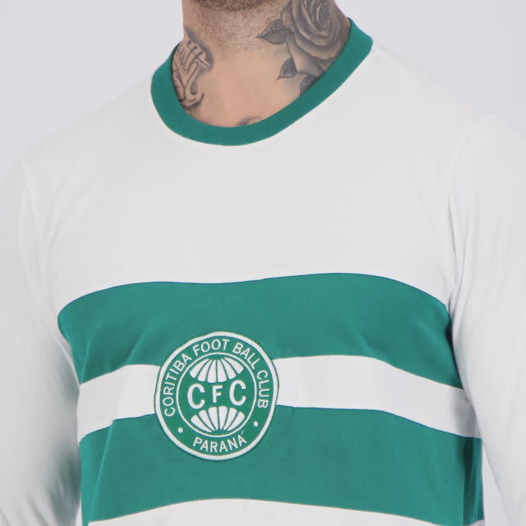 Imagem 5 do produto Camisa Coritiba Retrô 1976 Manga Longa Masculina