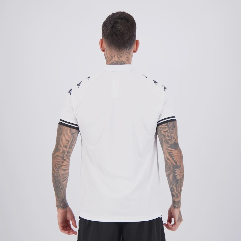 Imagem 4 do produto Camisa Polo Kappa Vasco Supporter Monochromatic Masculina
