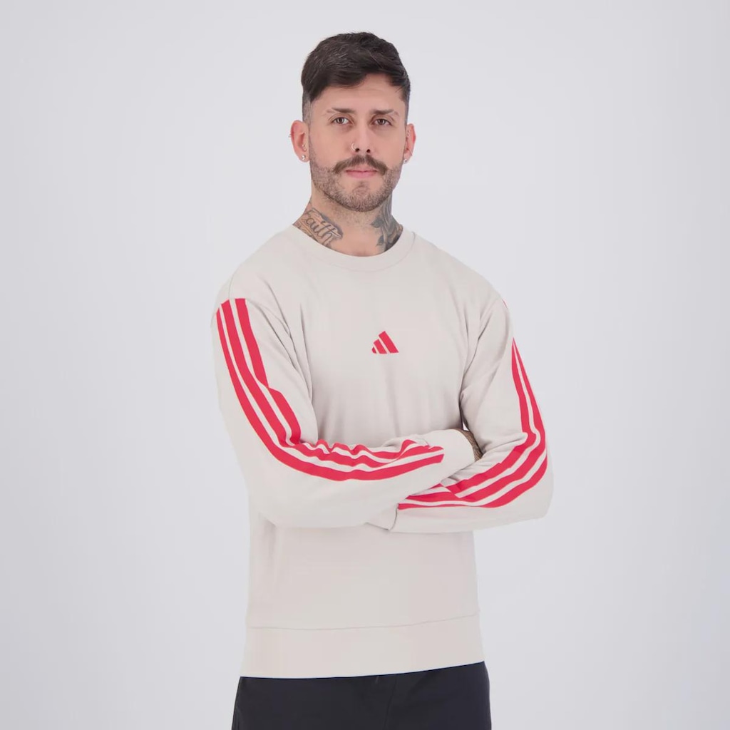 Imagem 2 do produto Blusão Moletom adidas 3 Stripes Masculino