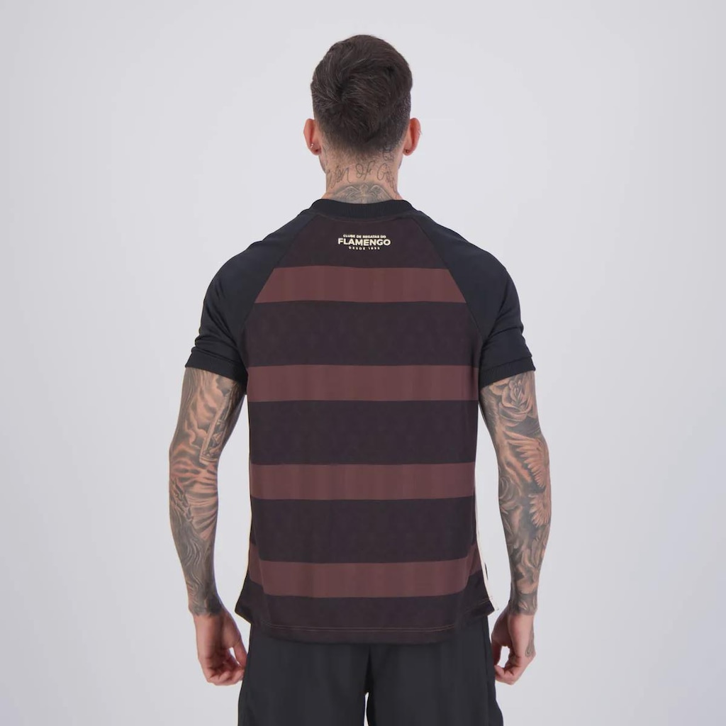 Imagem 4 do produto Camiseta do Flamengo Consciência Negra 25/26 Braziline Masculina
