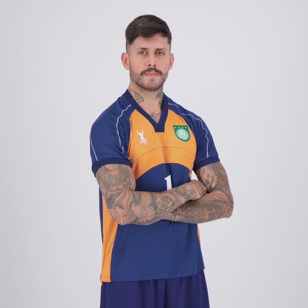 Imagem 2 do produto Camisa Palmeiras Goleiro Retrô 2000 Masculino