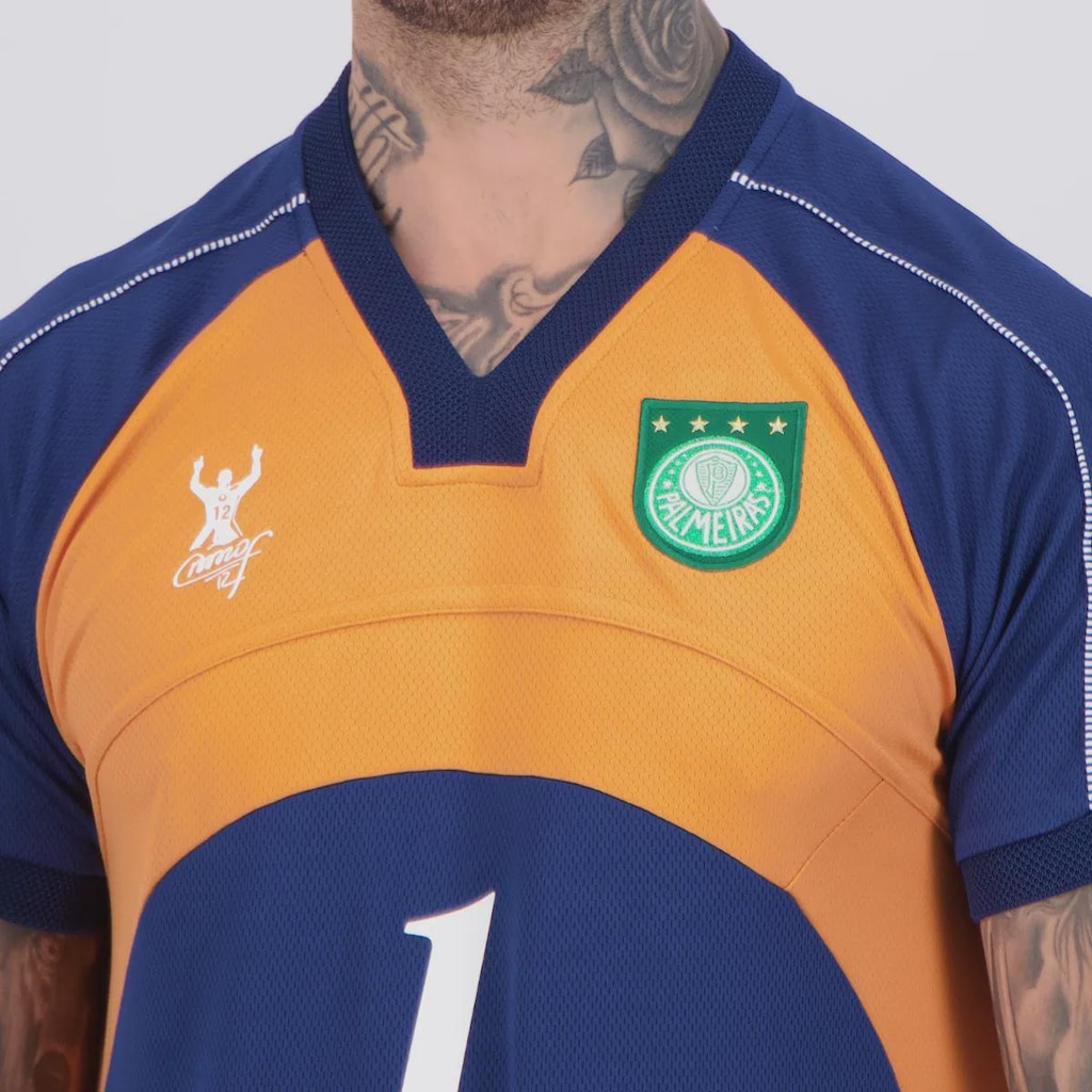 Imagem 5 do produto Camisa Palmeiras Goleiro Retrô 2000 Masculino