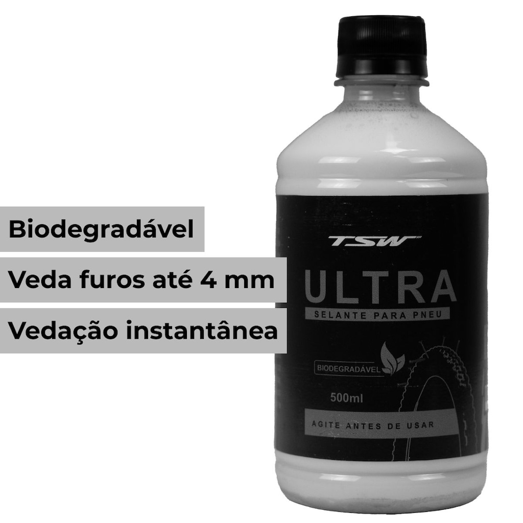 Imagem 2 do produto Selante Pneu Tubeless Bike MTB Speed TSW Ultra 500 ml