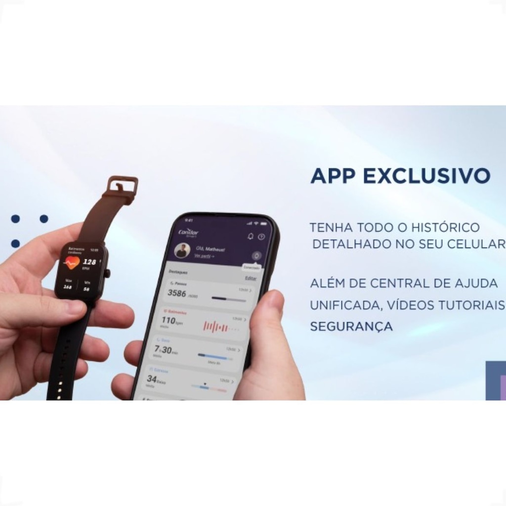 Imagem 5 do produto Relógio Condor Smartwatch Digital