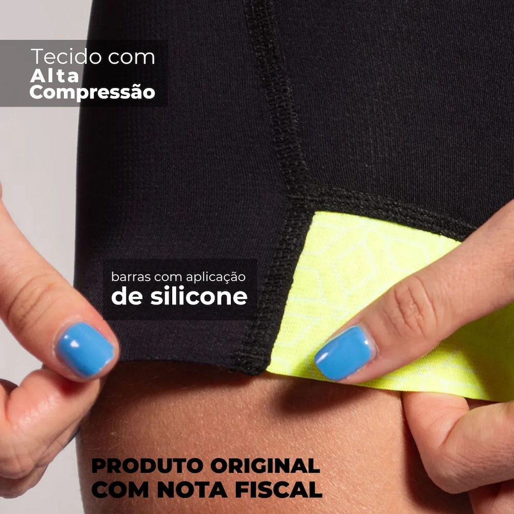 Imagem 4 do produto Bretelle Ciclismo Feminino ERT Lady com Zíper Forro em Gel