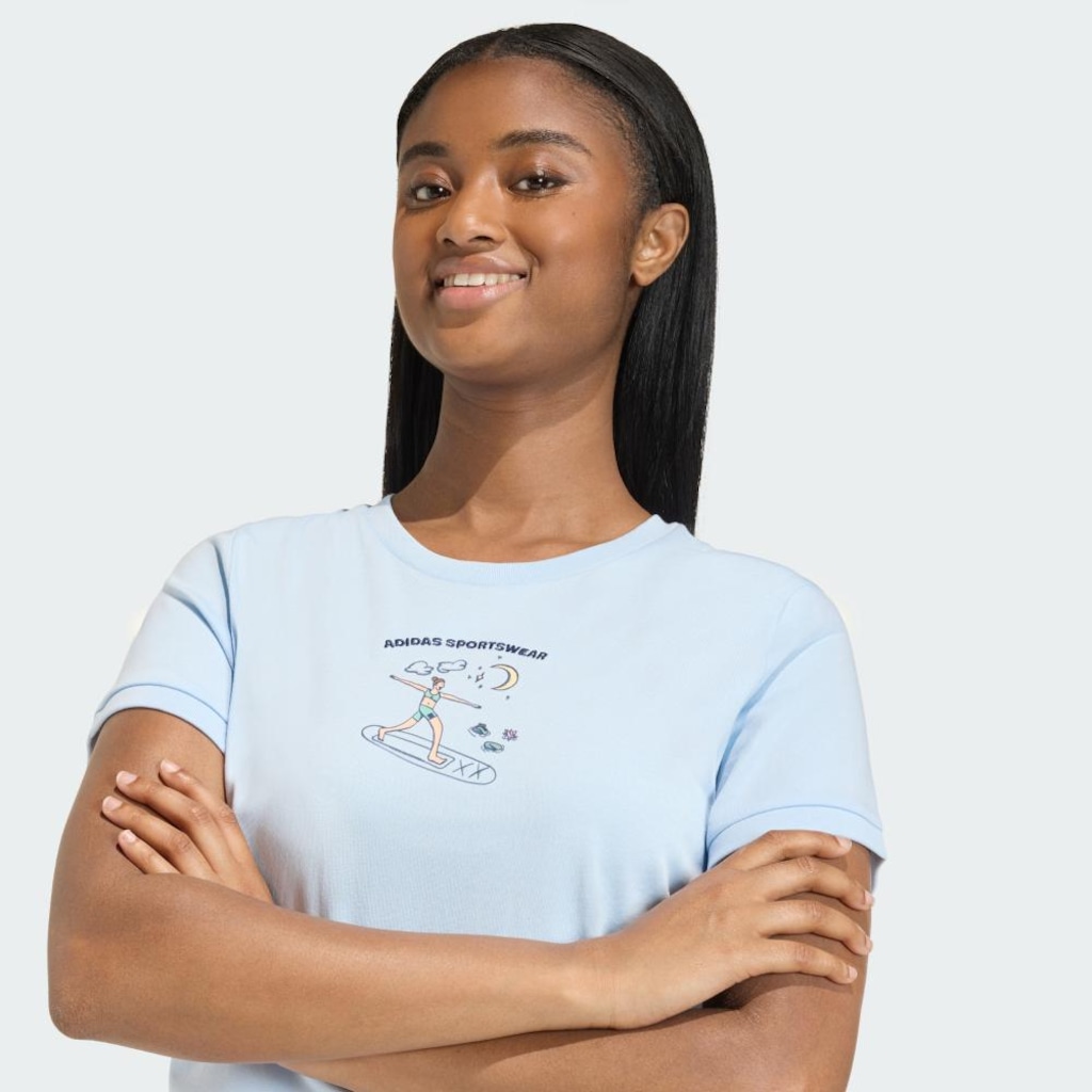 Imagem 5 do produto Camiseta adidas Doodle 2 Feminina