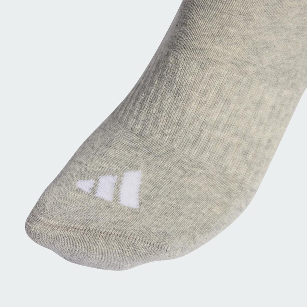 Imagem 4 do produto Meia adidas Três Listras Sportswear com Amortecimento Unissex - 3 Pares
