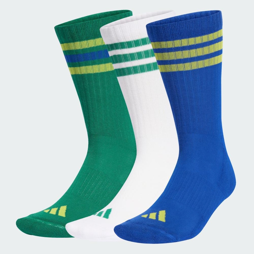 Imagem 3 do produto Meia adidas Três Listras Sportswear com Amortecimento Unissex - 3 Pares