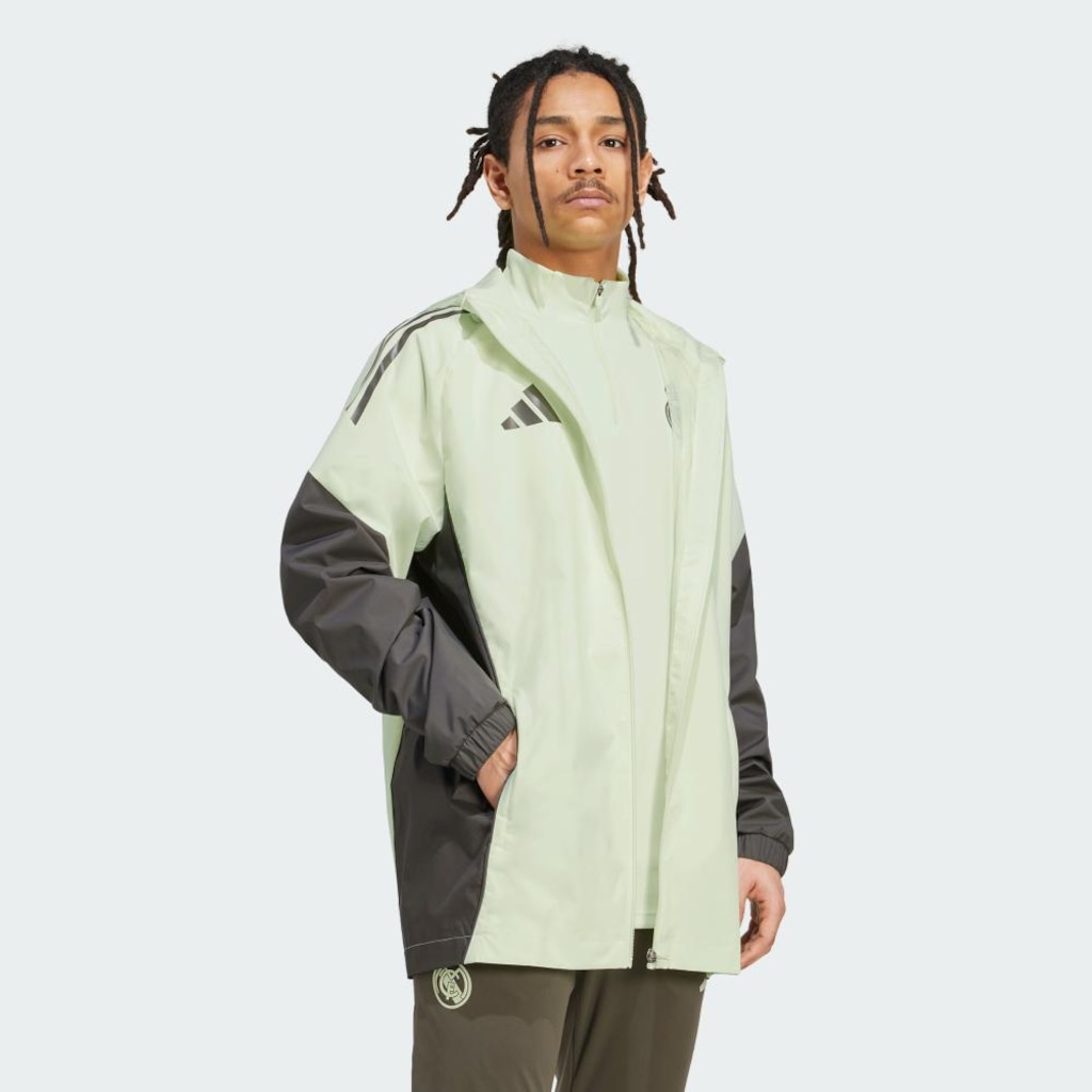 Imagem 4 do produto Jaqueta para Todas as Condições Climáticas Real Madrid adidas Tiro 25 de Competição Masculina