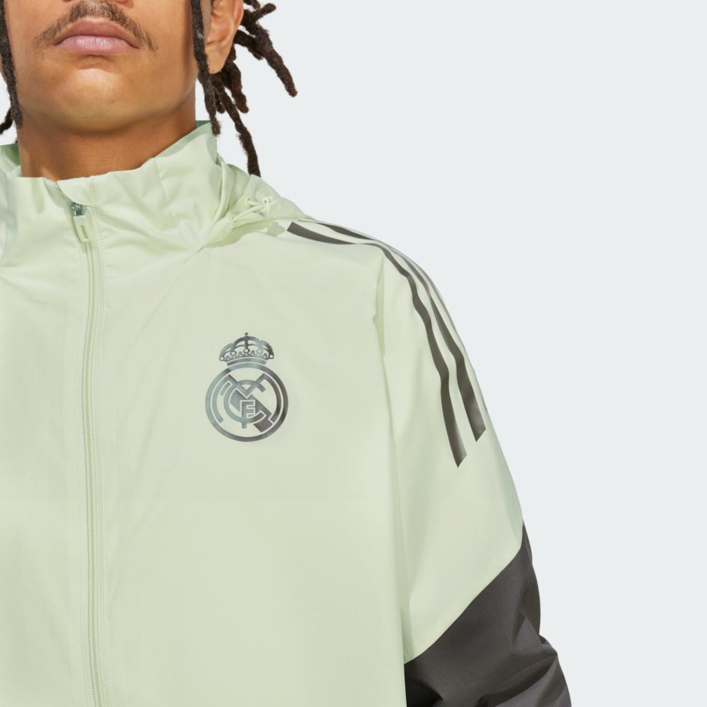 Imagem 5 do produto Jaqueta para Todas as Condições Climáticas Real Madrid adidas Tiro 25 de Competição Masculina
