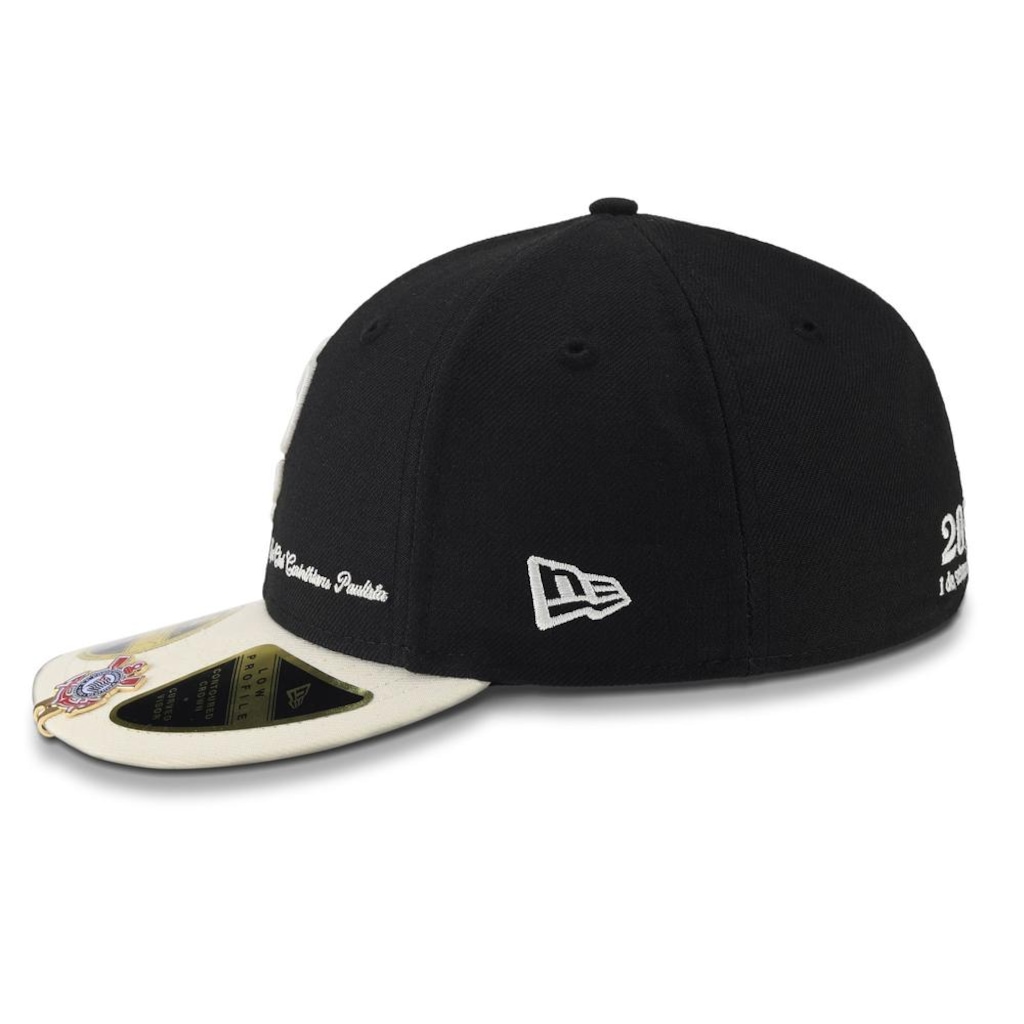 Imagem 4 do produto Boné New Era 59FIFTY Low Profile Corinthians Origem 1910 – Cap Clip Exclusivo Masculino
