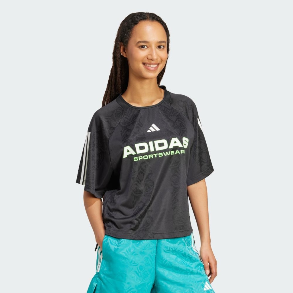 Imagem 4 do produto Camiseta adidas Jacquard Tiro x Common Goal Feminina