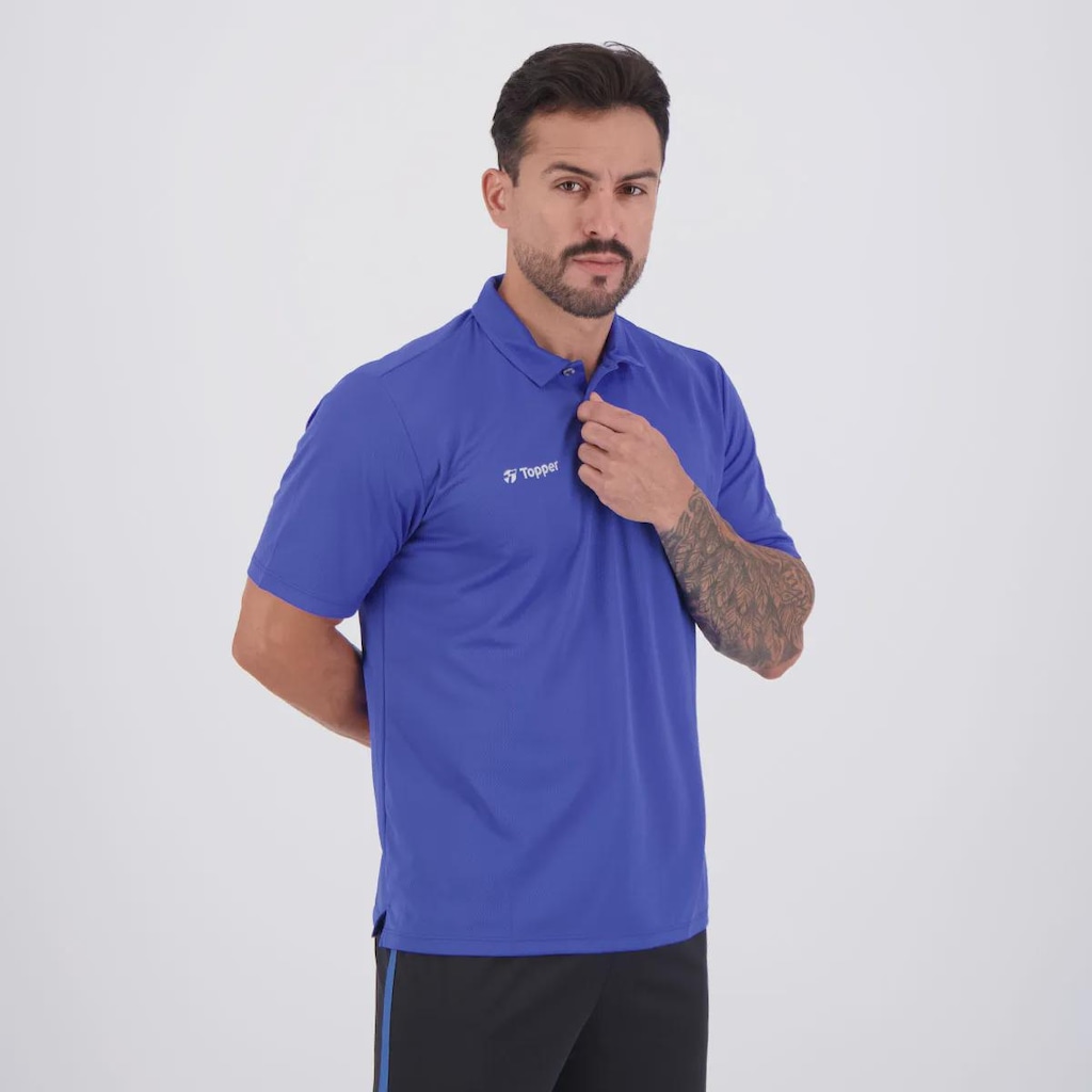 Imagem 2 do produto Camiseta Polo Topper Classic - Masculina