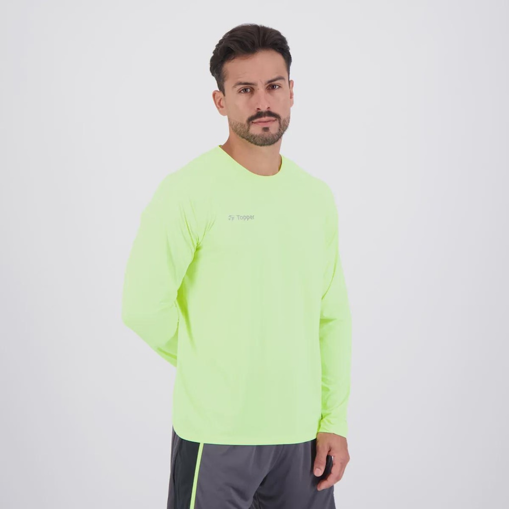 Imagem 2 do produto Camiseta Topper Basic Poliamida Manga Longa - Masculina