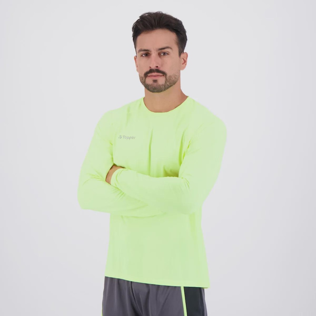 Imagem 3 do produto Camiseta Topper Basic Poliamida Manga Longa - Masculina