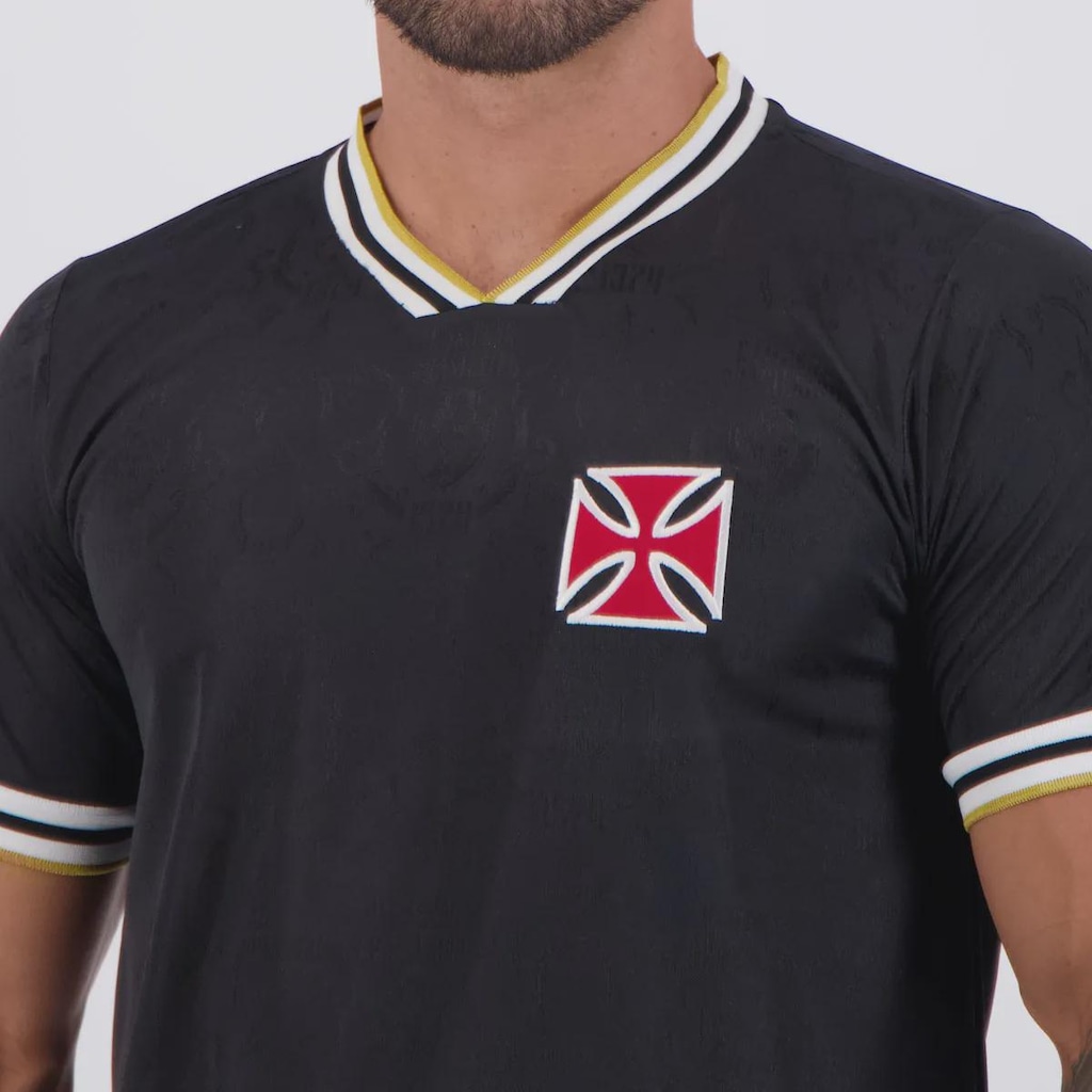 Imagem 5 do produto Camisa Do Vasco 1974 Jacquard Masculina