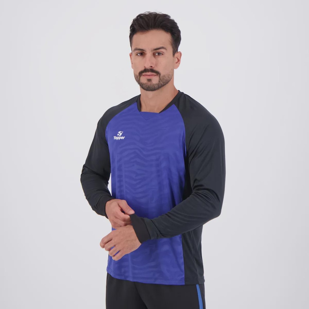 Imagem 3 do produto Camisa Topper Goleiro Classic II Manga Longa Masculina