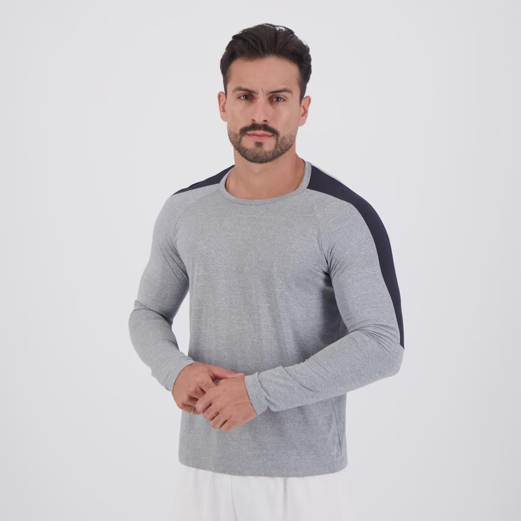 Imagem 3 do produto Camiseta Topper Performance Poliamida Manga Longa Masculina