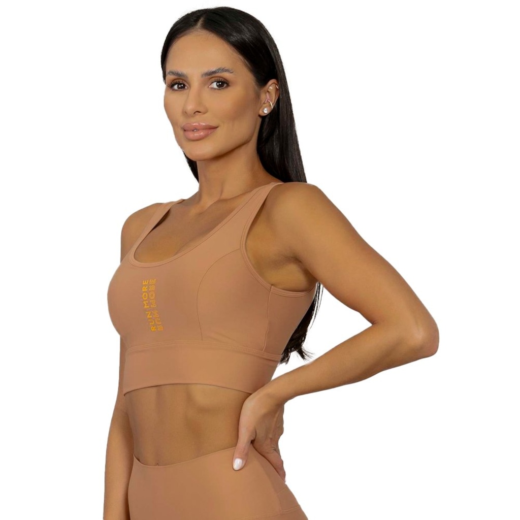 Imagem 3 do produto Top Run More Média Sustentação Espelhado Feminino