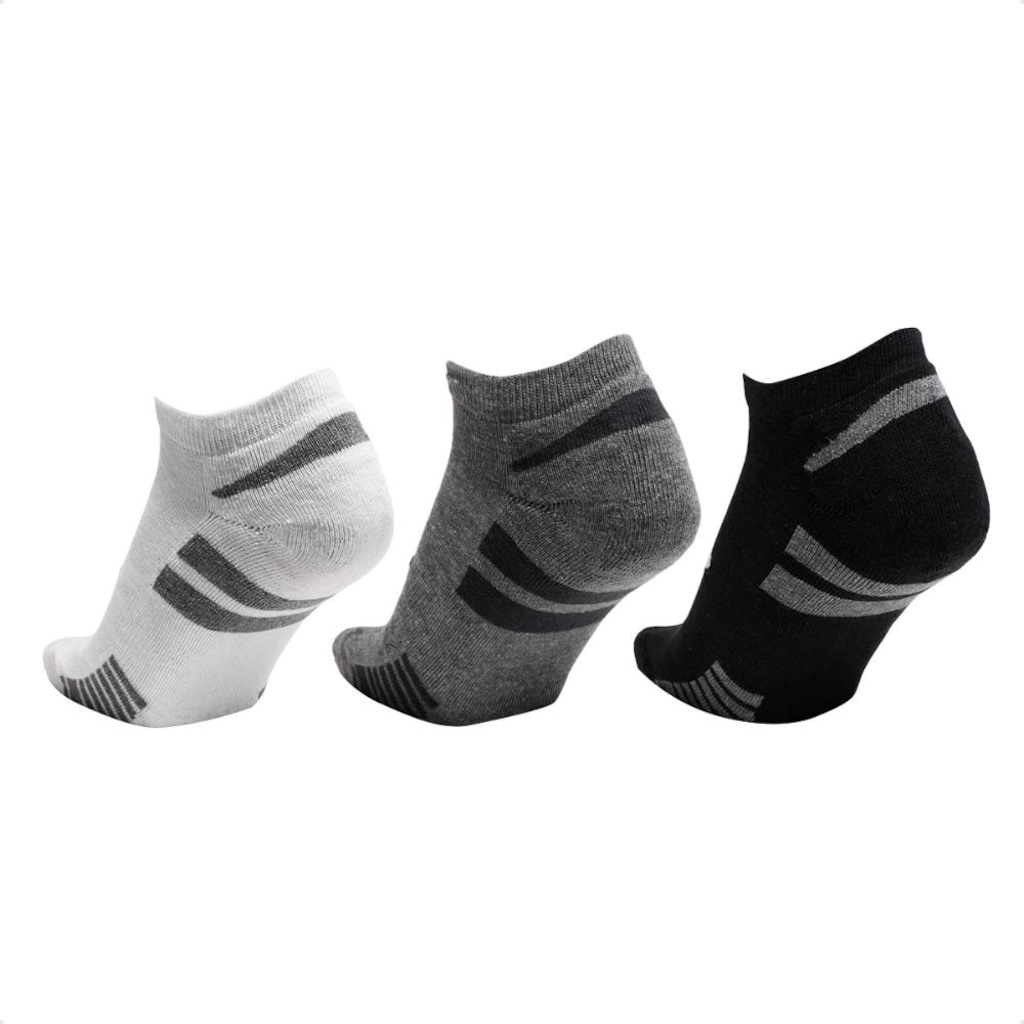 Imagem 2 do produto Kit de 3 Meias New Balance Invisível Feminina
