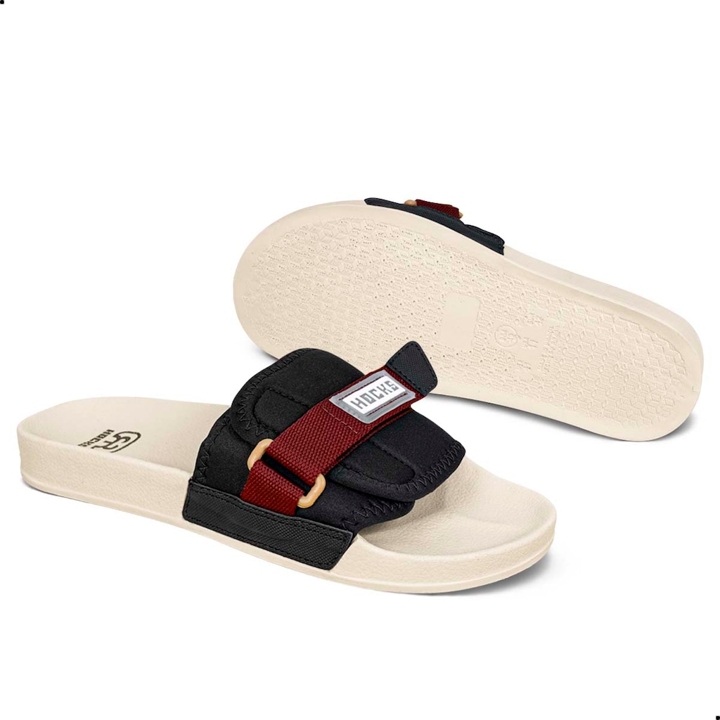 Imagem 3 do produto Chinelo Slide Hocks Bravo Bordeaux Unissex
