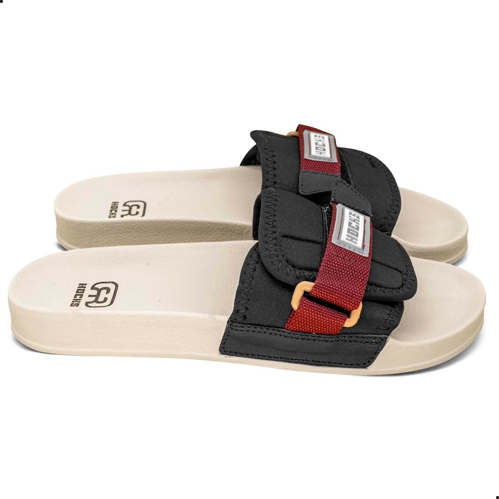 Imagem 4 do produto Chinelo Slide Hocks Bravo Bordeaux Unissex