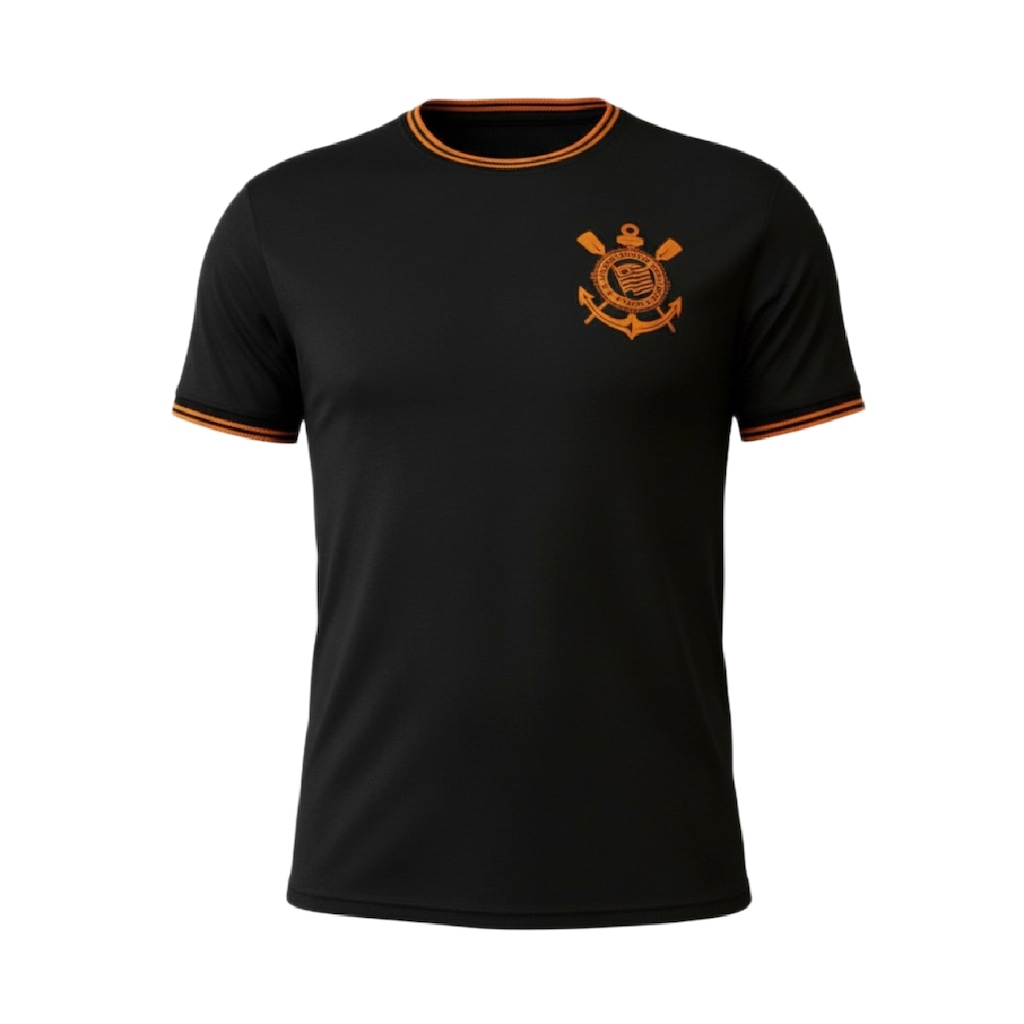 Imagem 2 do produto Kit 2 Camisetas Corinthians Símbolo Casual Estampada Coimbra Masculina